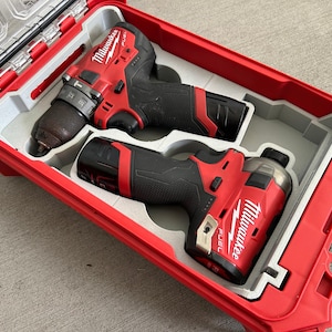 Packout製 M12 Gen 2 ドリル/サージドライバーホルダー用インサート - Jonah Pope Design (JP-DID)