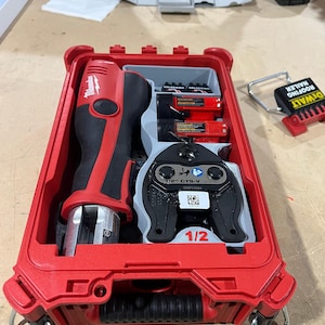 Inserto organizer Packout per kit pressa M12 Pro con 4 ganasce Ultimate Edition (MPP-U)