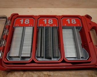 Low Profile Packout Organizer Brad Nail Tray Dividers (LPNB18)