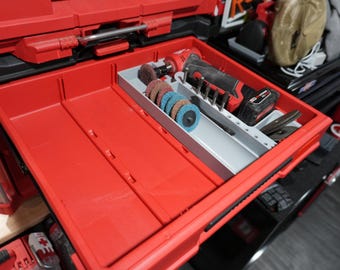 Packout 4-Drawer Insert for M12 Right Angle Die Grinder Gen 1 (M90DG D4)