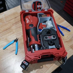 Packout Organizer Insert für M12 ONE KEY Pro Press Kit mit Kupferpressbacken (MPO)