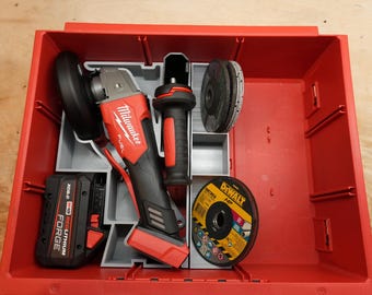 Wkładka do szuflady Packout 2 do szlifierki Milwaukee M18 FUEL 4 1/2" 2880 (MAG2880 D)
