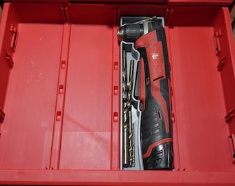 Wkład Packout 4-Drawer do wiertarki kątowej M12 – kolekcja D4 z pojedynczą lufą (MRAD D4)