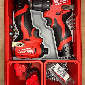 Inserto Packout per trapano subcompatto e avvitatore a impulsi M12 (MSC)