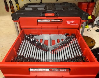 Packout Schubladeneinsätze für Milwaukee Flex Head Ratschenkombinationsschlüsselsätze (Fhw-S D und Fhw-M D)
