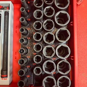 Packout lade-inzetstuk voor 1/2" metrische doppenset (IST-H29M D)
