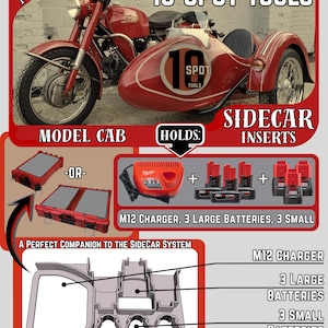M12充電器およびバッテリー（CAB）用梱包インサート