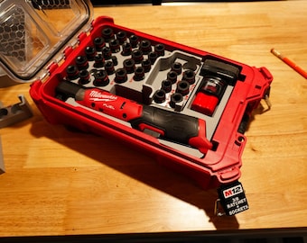 Packout Organizer Insert for NEW M12 Ratchets and Impact Socket Set (MRg2SH)