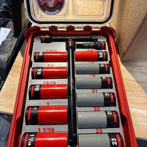 Packout Insert For Lug Nut Socket Set + Extension Set (LNE LP)