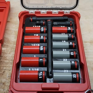 Packout Insert For Lug Nut Socket Set + Extension Set (LNE LP)