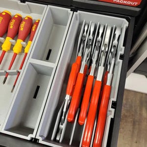 Knipexプライヤーレンチ用パックアウトスリムライン引き出しインサート（MDD-PW） - Milwaukee Dave Design