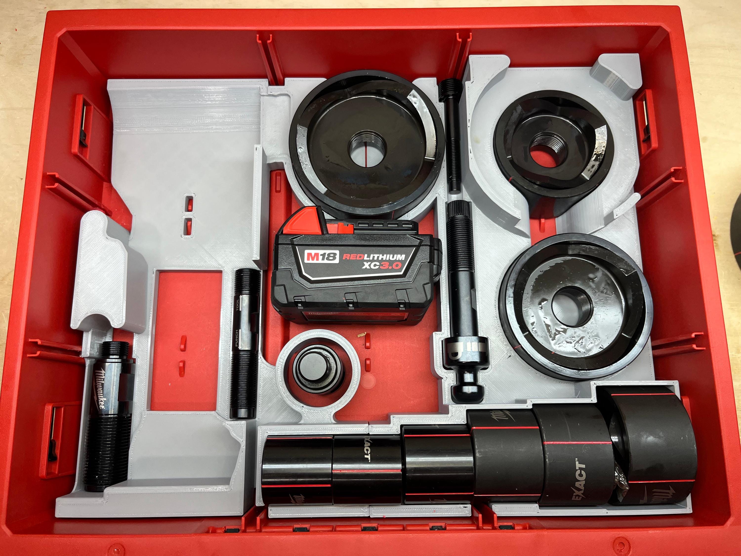 Packout Drawer Insert for M18 Force Logic 10-ton Cordless Knockout Tool ...