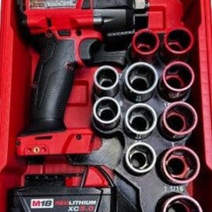 Pack-out inzetstuk voor M18 1/2" slagmoersleutel met middelhoog moment en dopsleutels (HWASH-2962)
