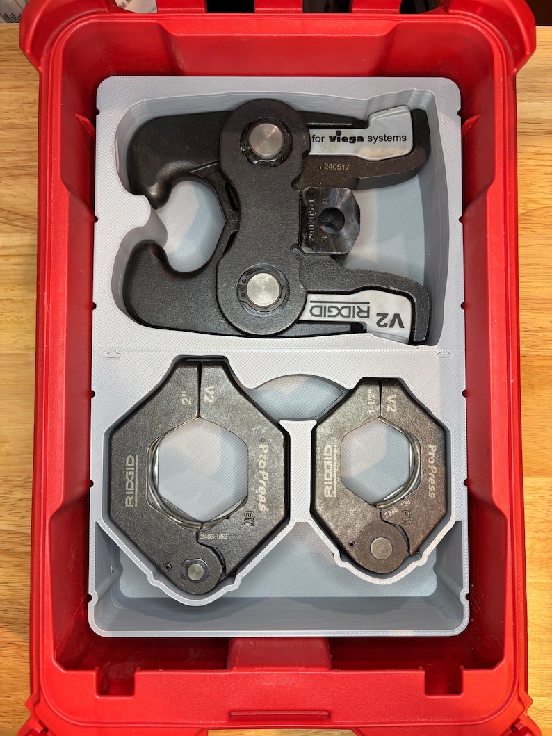 Packout Insert for Ridgid V2 Jaws (RPV)