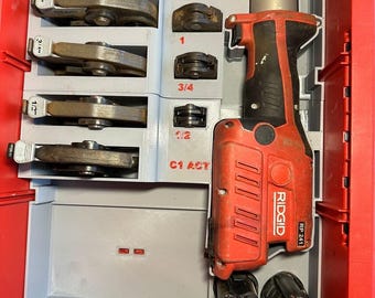 Packout Drawer Insert for Ridgid RP241 with ProPress and C1 Jaws (RPP D)