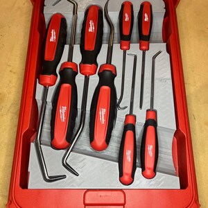 Packout Insert For Milwaukee 8-Piece Hook and Pick Set (MHP)