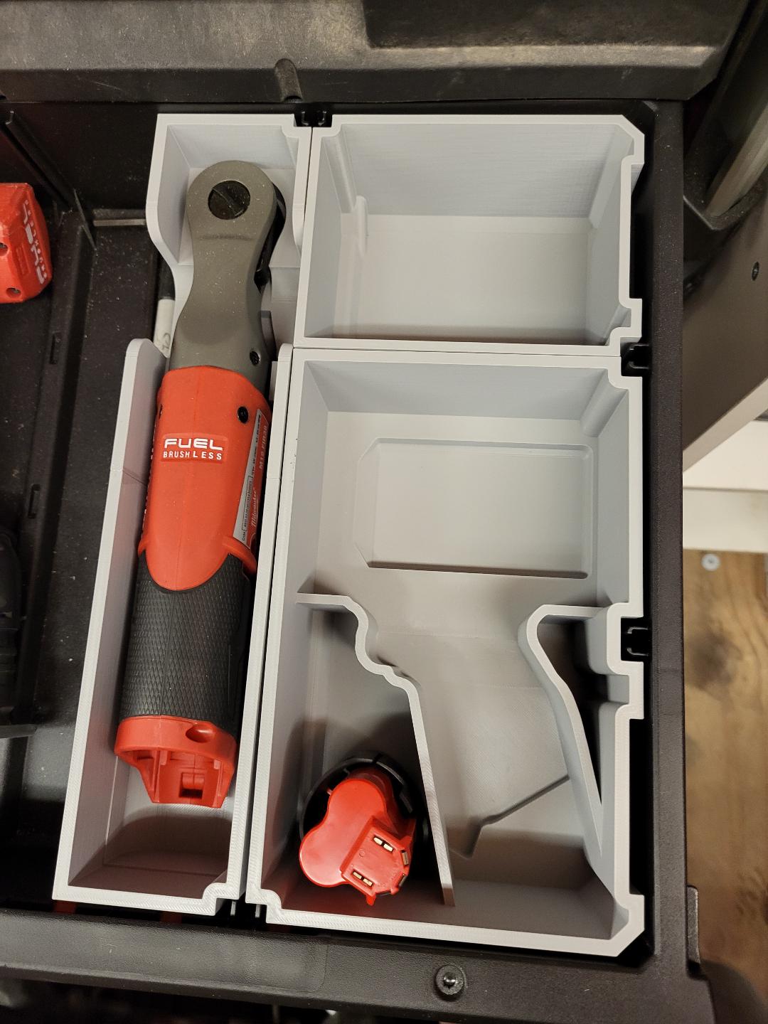 Slimline Packout Drawer Insert for M12 3/8" Impact Wrench (MDD-MIW ...