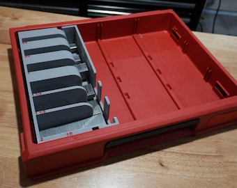 Packout Shallow Drawer 18ga. Brad Nail Single Caddy (PD4NC18)