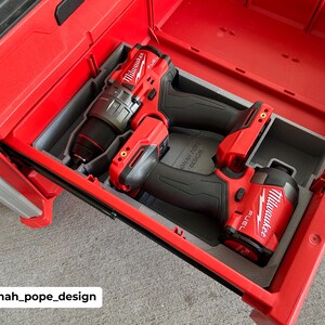 Packout製引き出しインサート（M18 Gen 4ドリルおよびインパクトドライバー用） - Jonah Pope Design (JPD-18DID)