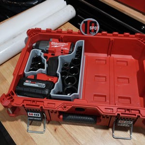 Packout Small Tool Box Half Insert for M18 High-Torque Impact Wrench 2967 (MHT TB)