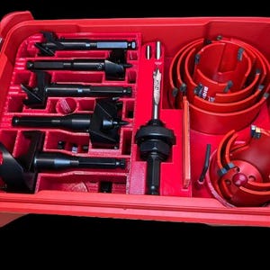 Packout-inzetstukken voor grote Milwaukee-bitsets (Mb-Bh en Mb-Sf)