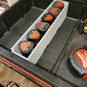 Packout Ultra Slim Drawer Insert for Small M12 Batteries (MDD-12SB) - Milwaukee Dave Design