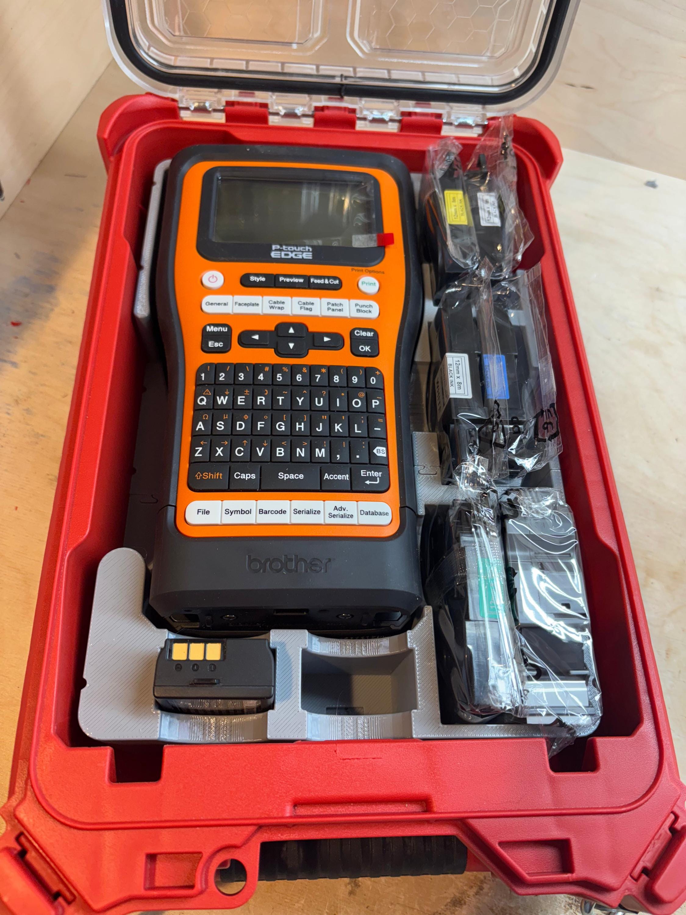 Packout Insert for Brother P Touch Edge E560 Label Maker (BL560