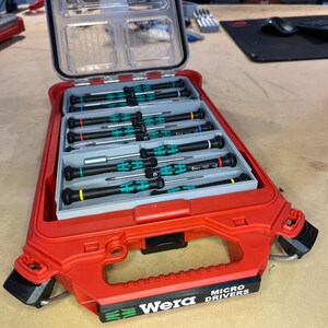 Packout-inzetstuk voor Wera Micro-drivers (WMD)