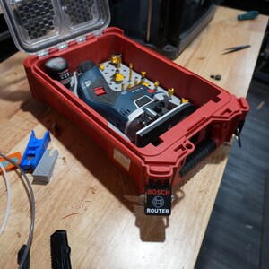 Packout Organizer Insert for Bosch 12V Router (BTR)