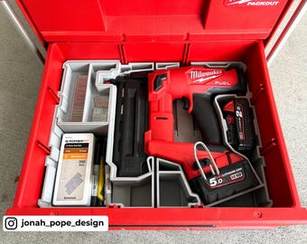 Organizador de gaveta para pregador pneumático M18 - Jonah Pope Design (JPD-18BN)