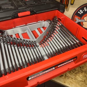 Packout Drawer Inserts For Milwaukee Combination Wrench Sets (Oew-S D And Oew-M D)