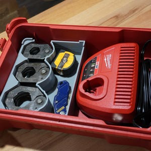 Packout Organizer Insert for Ridgid V1 Pivoting Press Ring Kit (RV1 DT)