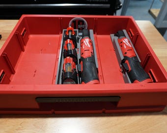 Packout Drawer Inserts for NEW M12 Ratchets (MRg2 D)
