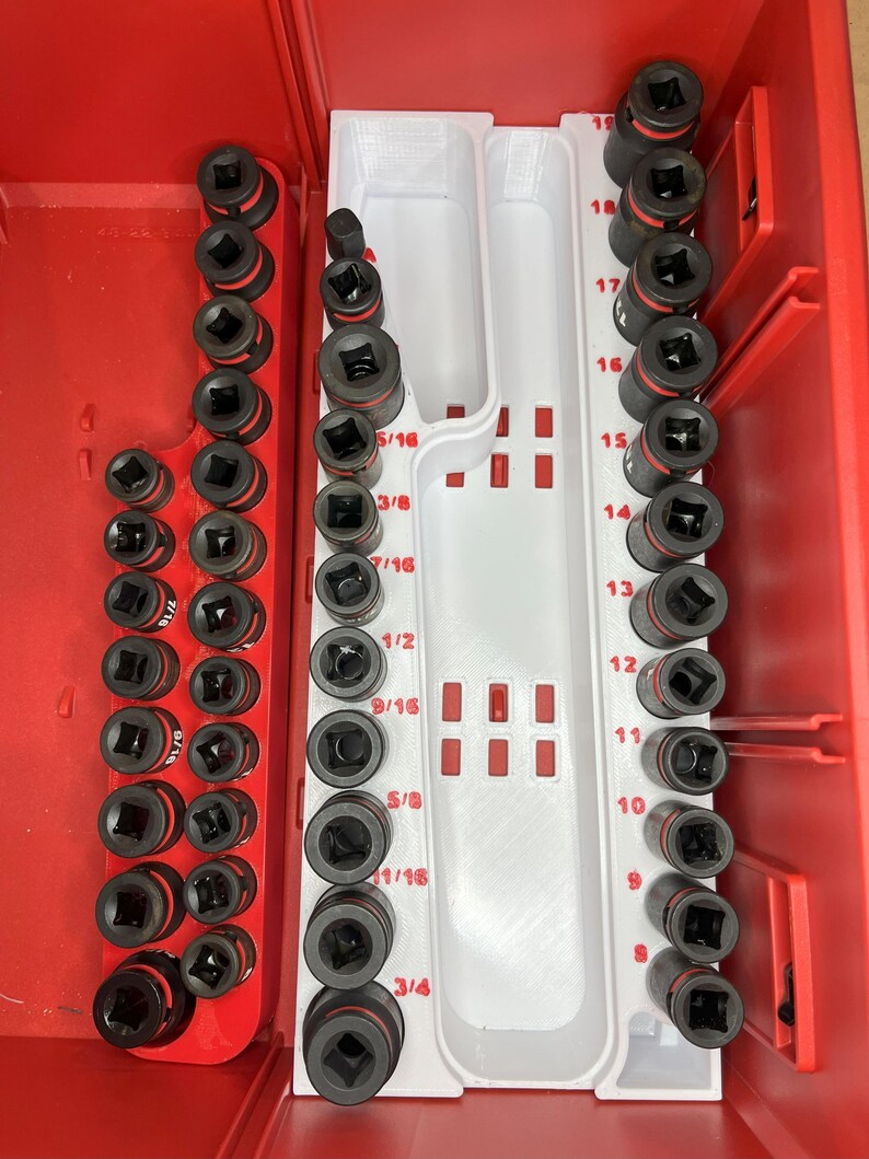 Packout Drawer Insert for 43-piece Impact Socket Set - Slimline Style ...