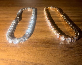 Moissanite tennis bracelet for woman