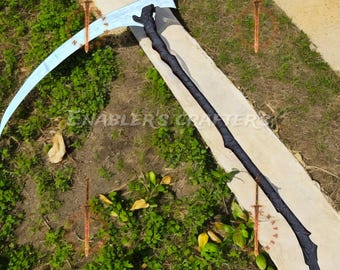 Crossbreed Priscilla Scythe Replica prop "5Feet Long Scythe| Dark soul Cosplay Scythe | Medieval Scythe Replica | Best gamer Gift