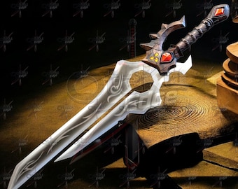 Replica della spada Shalamayne / WOW Kingsmourne in metallo a grandezza naturale, Mourneblade, accessorio per cosplay / regalo per giocatori / lama di King Kong