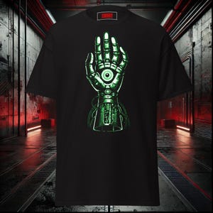 Cyberpunk Palm Eye T-Shirt – Otomo-Inspired Anime Unisex classic tee