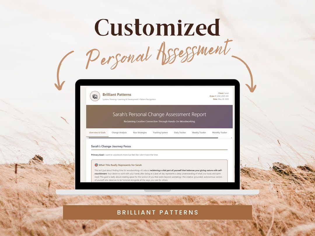 Custom Personal Development Assessment | Values & Strengths Analysis ...