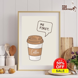 Club Coffee Wall Art, Retro Coffee Poster, Coffee Cart Print, Coffee Station Decor, Coffee Lover Art, Coffee Bar Print Art, Coffee Vibes
