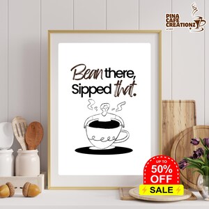 Digital Download, Coffee Bar Art Print, Coffee Bar Art, Kitchen Art, Kitchen Wall Art, Coffee Poster, Cute Home Decor, Coffee Art