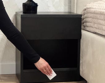 Nachttisch mit versteckter Aufbewahrung - Sicherer RFID-Nachttisch, geheime Schubladenmöbel, unsichtbares Fach