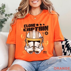Star Wars Clone Wars DTF Transfers, Clone Captain Rex Heat Press Transfers, Star Wars Fan Tee, Star Wars, Disneyland Magic Kingdom image 15