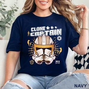 Star Wars Clone Wars DTF Transfers, Clone Captain Rex Heat Press Transfers, Star Wars Fan Tee, Star Wars, Disneyland Magic Kingdom image 14