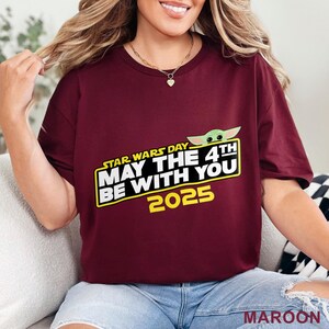 Transferencias DTF de Star Wars: Que el cuatro de mayo te acompañe, transferencias de calor para camisetas de Disney Star Wars, Día de Star Wars, Grogu de Star Wars, Mandaloriano imagen 12