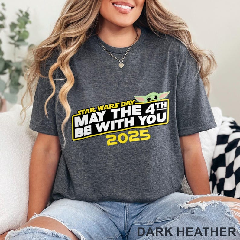 Transferencias DTF de Star Wars: Que el cuatro de mayo te acompañe, transferencias de calor para camisetas de Disney Star Wars, Día de Star Wars, Grogu de Star Wars, Mandaloriano imagen 6