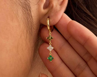 Custom Birthstone Earrings, Dainty Earrings, Mom Gift, Graduation Gift, Birthday Gift, Grandma Gift Mom Earrings, Mothers day Gift for Her