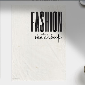 Fashion Sketchbook Printable PDF – Female Croquis Templates XXS to XXL | Digital Fashion Design Journal | Body Diversity Sketch Pad