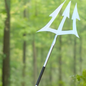 Custom Aquaman&#39;s TRIDENT - Handmade 60 Inches Trident - Hand Forged Three Arrow Blade - Best Gift For Him -Trident Best Gift For Anniversary