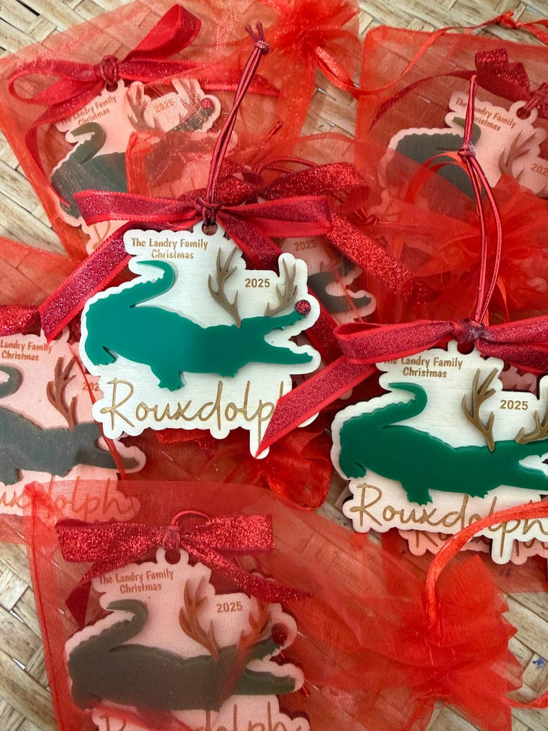 Rouxdolph Christmas Ornament | Cajun Christmas image 4